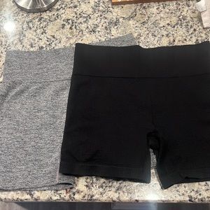 Colsie Ribbed seamless bike shorts